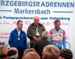 Erzgebirgsradrennen Markersbach - Siegerehrung: Uwe ist 3.